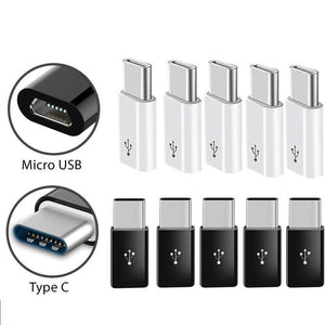 Etmakit 10 Pcs USB 3.1 USB-C Type C Male to Micro USB Female Adapter Converter NK-Shopping - Amzon World