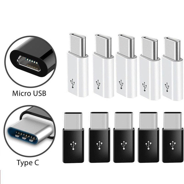 Etmakit 10 Pcs USB 3.1 USB-C Type C Male to Micro USB Female Adapter Converter NK-Shopping - Amzon World