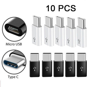 Etmakit 10 Pcs USB 3.1 USB-C Type C Male to Micro USB Female Adapter Converter NK-Shopping - Amzon World