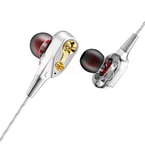 FANGTUOSI Dual Drive Stereo earphone In-ear Headset Earbuds Bass Earphones For iPhone huawei Xiaomi 3.5mm earphones With Mic - Amzon World