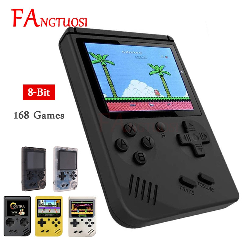FANGTUOSI Video Game Console 8 Bit Retro Mini Pocket Handheld Game Player Built-in 168 Classic Games for Child Nostalgic Player - Amzon World