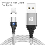 Magnetic Cable Micro USB Type C For iPhone Lighting Cable 1M 3A Fast Charging Wire - Amzon World
