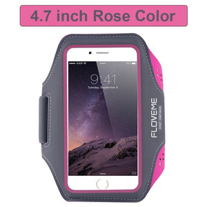 FLOVEME Sport Running Armband Phone Wrist Band Universal Mobile Phone Cycling Arm band Case For iPhone Samsung Xiaomi Handphone - Amzon World