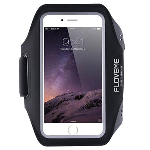 FLOVEME Waterproof Sport Arm Band For iPhone 6 6s 7 8 Plus Armband 5.5 Inch Universal Cover For Running GYM Mobile Phone Capinha - Amzon World