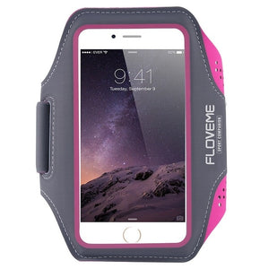 FLOVEME Waterproof Sport Arm Band For iPhone 6 6s 7 8 Plus Armband 5.5 Inch Universal Cover For Running GYM Mobile Phone Capinha - Amzon World