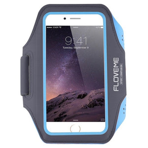 FLOVEME Waterproof Sport Arm Band For iPhone 6 6s 7 8 Plus Armband 5.5 Inch Universal Cover For Running GYM Mobile Phone Capinha - Amzon World