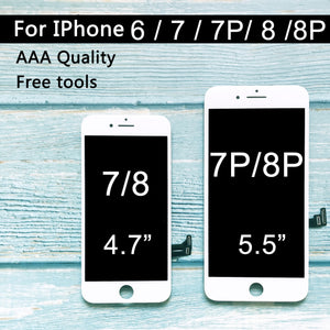 Factory Sale Replacement LCD For Iphone 7 plus LCD Screen Display Touch Digitizer Assembly For iphone 7 LCD For iphone 6/8 plus - Amzon World