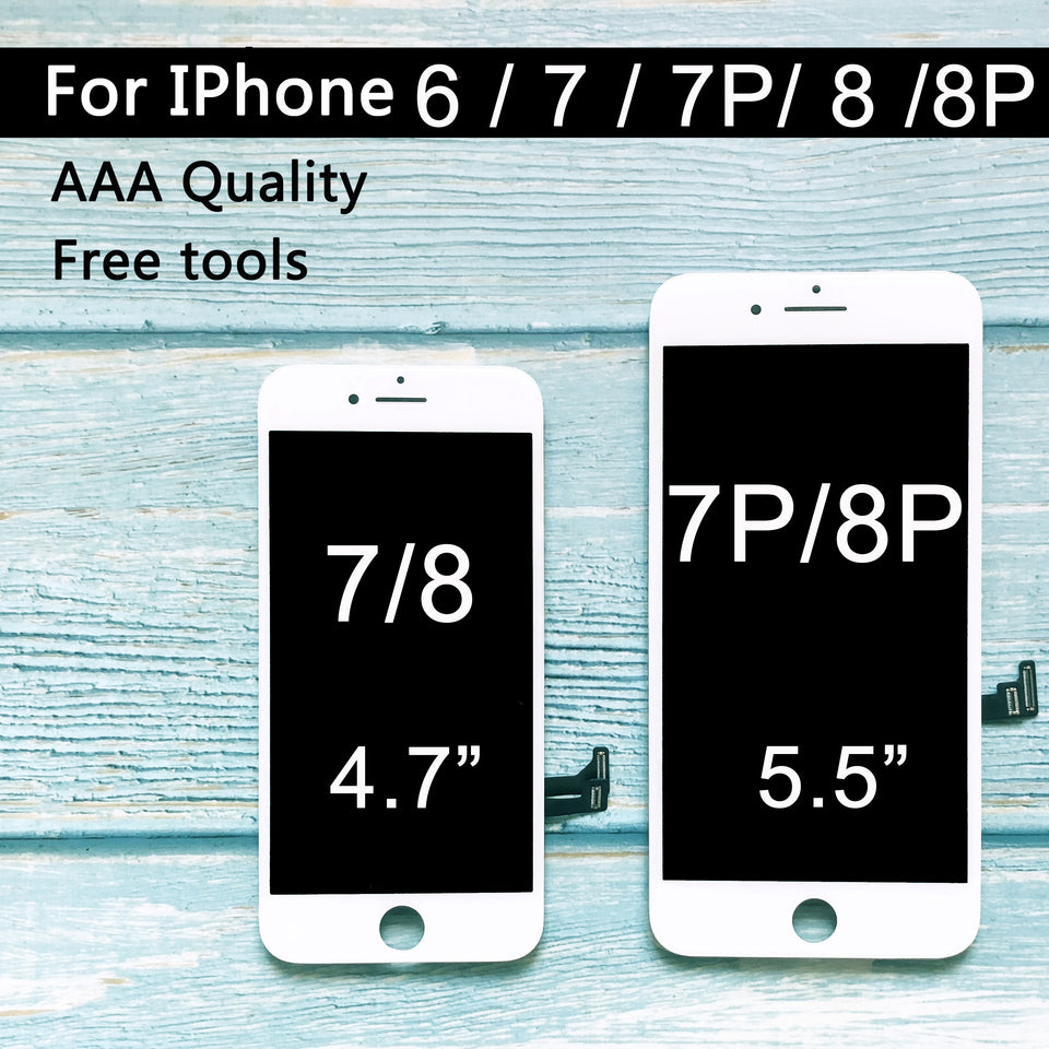 Factory Sale Replacement LCD For Iphone 7 plus LCD Screen Display Touch Digitizer Assembly For iphone 7 LCD For iphone 6/8 plus - Amzon World