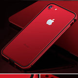 Flexible Silicone Aluminum Bumper Case For iPhone XS Max XR XS Luxury Hard Metal Frame Soft Rubber Side shockproof Bumper - Amzon World