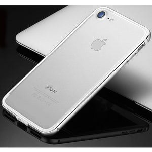 Flexible Silicone Aluminum Bumper Case For iPhone XS Max XR XS Luxury Hard Metal Frame Soft Rubber Side shockproof Bumper - Amzon World