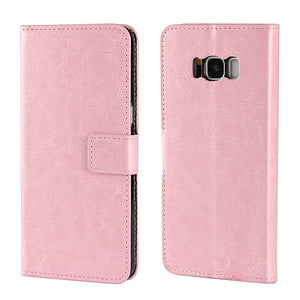 A3 A5 A7 J3 J5 J7 Case Leather Flip Wallet Cover for Samsung Galaxy S8 Plus S6 S7 Edge S5 S4 S3 - Amzon World