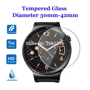 For Diameter 30mm - 42mm Smart Watch Tempered Glass 9H 2.5D Premium Screen Protector Film 23 31 32 33 34 35 36 37 38 39 40 41 mm - Amzon World