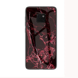 For Huawei Mate 20 Pro Case Luxury Marble Grain Hard Tempered Glass Protective Back Cover Case for huawei mate 20 20pro mate20 - Amzon World