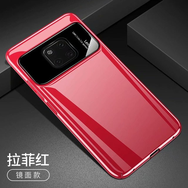 For Huawei Mate 20 Pro Case Luxury Matte Hard PC+Tempered Glass Protective Back Cover Case for huawei mate 20 20pro phone shell - Amzon World