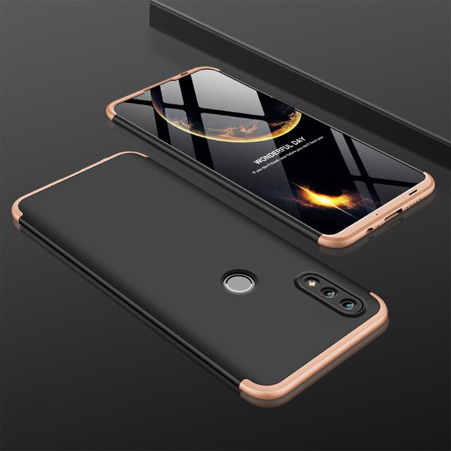 For Huawei P Smart 2019 360 Degree Full Protection Hard Plastic Cases For Huawei P Smart 2019 POT-LX3 Case Tempered Glass - Amzon World