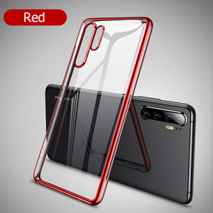 For Huawei P30 Pro Case 3D Laser Plating Luxury TPU Soft Clear Cover For Huawei P30 Lite Bright Crystal Phone Cases - Amzon World