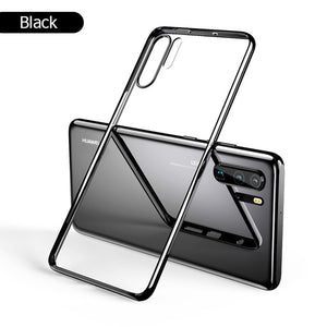 For Huawei P30 Pro Case 3D Laser Plating Luxury TPU Soft Clear Cover For Huawei P30 Lite Bright Crystal Phone Cases - Amzon World