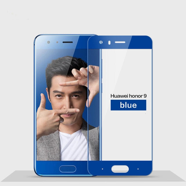 For Huawei honor 9 glass tempered for Huawei honor 9 screen protector full cover 2.5D gray for Huawei honor9 glass film 5.15 - Amzon World