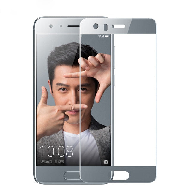 For Huawei honor 9 glass tempered for Huawei honor 9 screen protector full cover 2.5D gray for Huawei honor9 glass film 5.15 - Amzon World