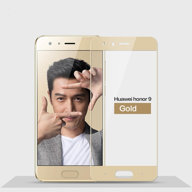 For Huawei honor 9 glass tempered for Huawei honor 9 screen protector full cover 2.5D gray for Huawei honor9 glass film 5.15 - Amzon World