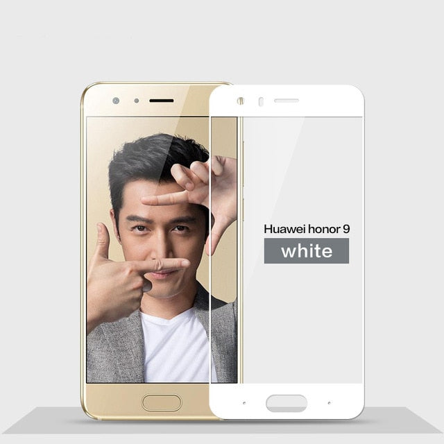 For Huawei honor 9 glass tempered for Huawei honor 9 screen protector full cover 2.5D gray for Huawei honor9 glass film 5.15 - Amzon World