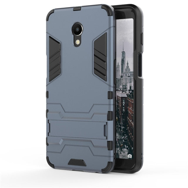 For Meizu M6 M5 M3 mini M6S mblu S6 M5C M5S M3S Note 6 3 5 PC + Silicone Anti Shock Armor Case For Meizu M 6 3 5 S C mini Cover - Amzon World
