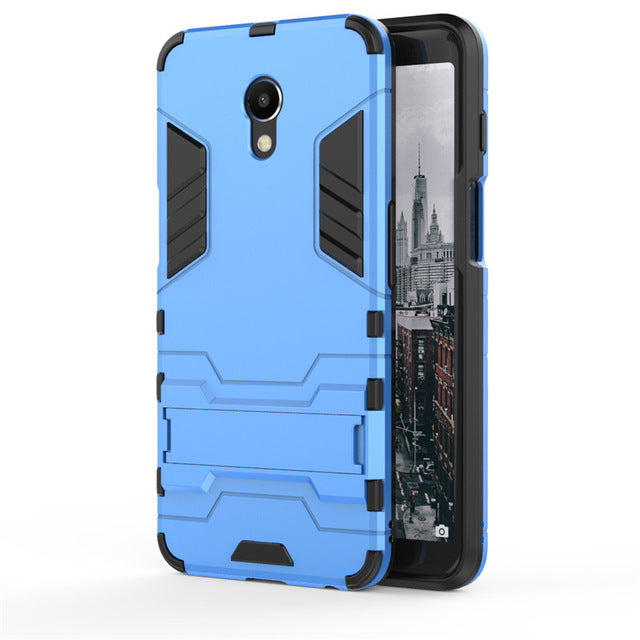 For Meizu M6 M5 M3 mini M6S mblu S6 M5C M5S M3S Note 6 3 5 PC + Silicone Anti Shock Armor Case For Meizu M 6 3 5 S C mini Cover - Amzon World