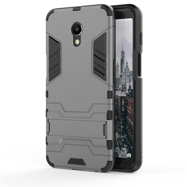 For Meizu M6 M5 M3 mini M6S mblu S6 M5C M5S M3S Note 6 3 5 PC + Silicone Anti Shock Armor Case For Meizu M 6 3 5 S C mini Cover - Amzon World