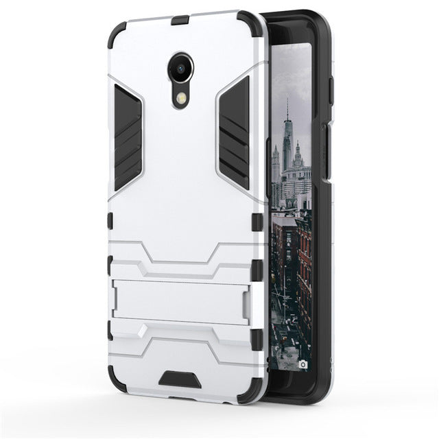 For Meizu M6 M5 M3 mini M6S mblu S6 M5C M5S M3S Note 6 3 5 PC + Silicone Anti Shock Armor Case For Meizu M 6 3 5 S C mini Cover - Amzon World