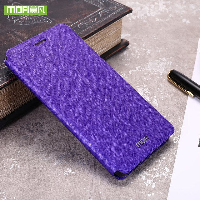 For Meizu Pro 7 Plus cas for Meizu Pro7 case silicon cover luxury flip leather original Mofi for Meizu Pro 7 Plus case 360 capas - Amzon World