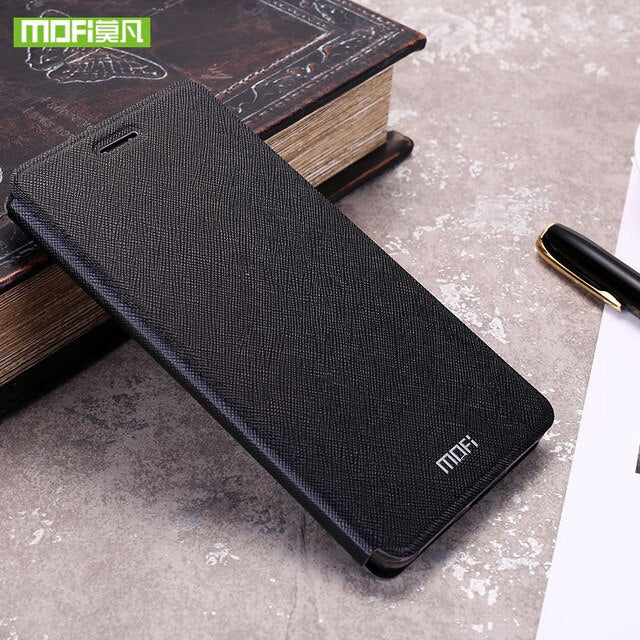 For Meizu Pro 7 Plus cas for Meizu Pro7 case silicon cover luxury flip leather original Mofi for Meizu Pro 7 Plus case 360 capas - Amzon World