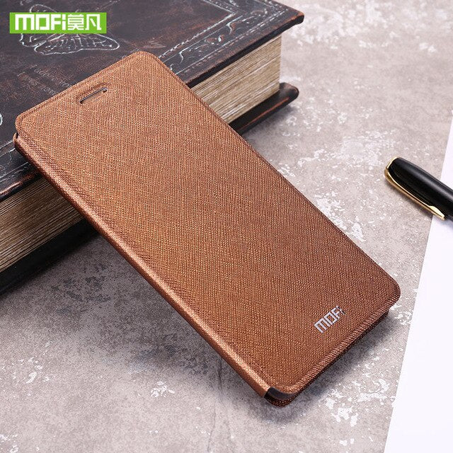 For Meizu Pro 7 Plus cas for Meizu Pro7 case silicon cover luxury flip leather original Mofi for Meizu Pro 7 Plus case 360 capas - Amzon World