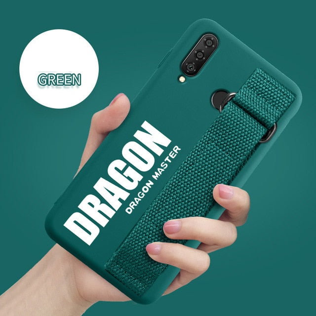 For Samsung Galaxy S20 S10 Plus S10e Lite S9 S8 Note 10 5G 9 8 A9S A8S A6S Case Soft Silicon Matte Cover Hand Strap Case Funda - Amzon World