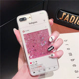 For Xiaomi Mi 8 Lite Case Quicksand Cover On Redmi Note 7 5 6 Pro 4X 5 Plus Mi A1 A2 5X Max 3 Pocophone F1 Liquid Glitter Case - Amzon World