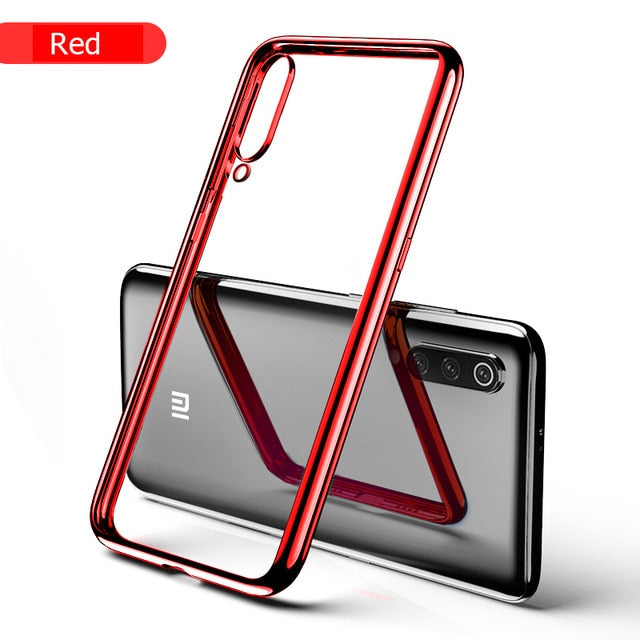 For Xiaomi Mi 9 Case 3D Laser Plating Luxury TPU Soft Clear Cover For Xiaomi Xiomi Mi 9 SE Mi9 Bright Crystal Phone Cases - Amzon World