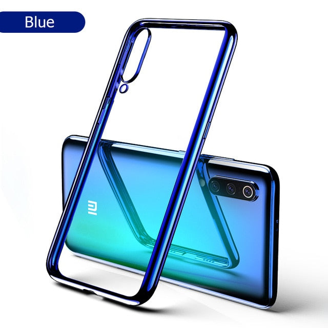 For Xiaomi Mi 9 Case 3D Laser Plating Luxury TPU Soft Clear Cover For Xiaomi Xiomi Mi 9 SE Mi9 Bright Crystal Phone Cases - Amzon World