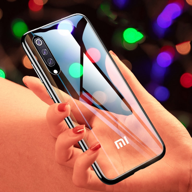 For Xiaomi Mi 9 Case 3D Laser Plating Luxury TPU Soft Clear Cover For Xiaomi Xiomi Mi 9 SE Mi9 Bright Crystal Phone Cases - Amzon World