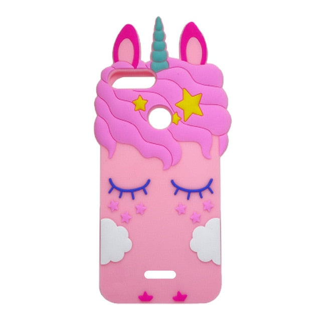 For Xiaomi Redmi 6 6A 3D Unicorn Horse Cat Minnie Silicone Back Case Cover for Xiaomi Redmi 6A 6 A 5.45 inch phone Coque fundas - Amzon World