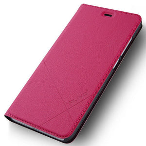 For Xiaomi Redmi 6A Case Luxury Slim series Business flip PU Leather stand cover+PC Hard Material Back case for Xiaomi Redmi 6A - Amzon World