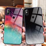 For Xiaomi Redmi 7 5 Plus K20 S2 Note 4 4X 5 6 7 Pro Colorful Glass Cover Phone Case For Xiaomi mi 8 Lite 9 SE A1 A2 Lite Coque - Amzon World