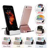 For iPhone X 8 7 6 USB Cable Sync Cradle Charger Base For Xiaomi Android Type C Samsung Stand Holder Charging Base Dock Station - Amzon World