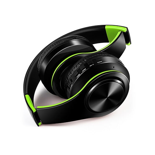 Free shipping new Gold colors Bluetooth Headphones Wireless Stereo Headsets earbuds with Mic /TF Card - Amzon World