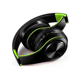 Free shipping new Gold colors Bluetooth Headphones Wireless Stereo Headsets earbuds with Mic /TF Card - Amzon World