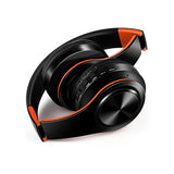 Free shipping new Gold colors Bluetooth Headphones Wireless Stereo Headsets earbuds with Mic /TF Card - Amzon World