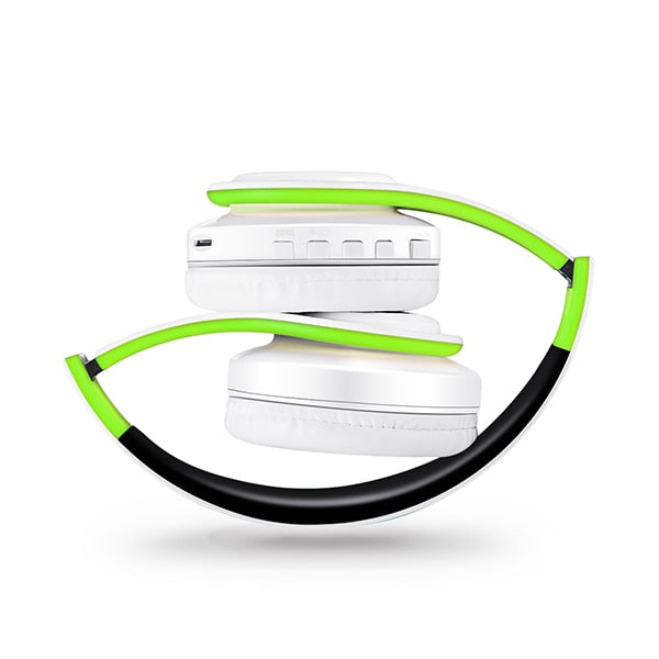 Free shipping new Gold colors Bluetooth Headphones Wireless Stereo Headsets earbuds with Mic /TF Card - Amzon World