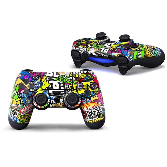 Full Cover Skin Stickers for Sony Playstation 4 Controller Prevent Scratches Protector Sticker for PS4 Controller Accessories - Amzon World
