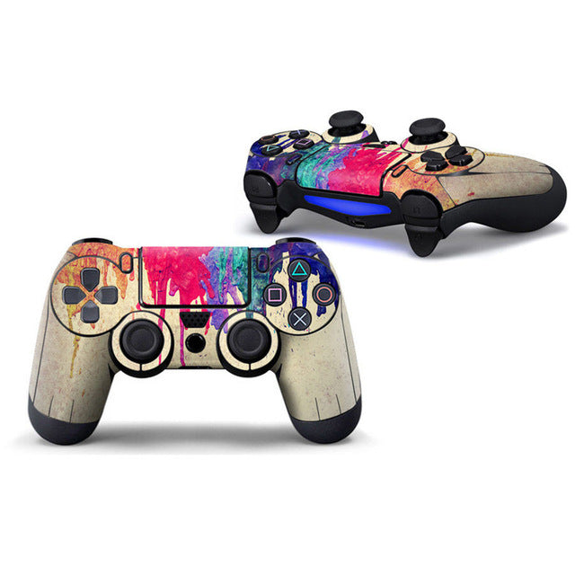 Full Cover Skin Stickers for Sony Playstation 4 Controller Prevent Scratches Protector Sticker for PS4 Controller Accessories - Amzon World
