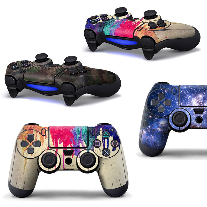 Full Cover Skin Stickers for Sony Playstation 4 Controller Prevent Scratches Protector Sticker for PS4 Controller Accessories - Amzon World
