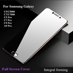 Full Cover Tempered Glass For Samsung Galaxy C5 C5 Pro C7 C7Pro C9 A9 Pro 2.5D 9H, C5 C7 C9 Pro - Amzon World