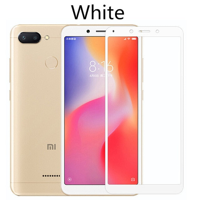 Full cover Tempered Glass For Xiaomi Redmi 6 redmi6 Screen Protector For Redmi 6A global Version Redmi6A Protective Glass Film - Amzon World